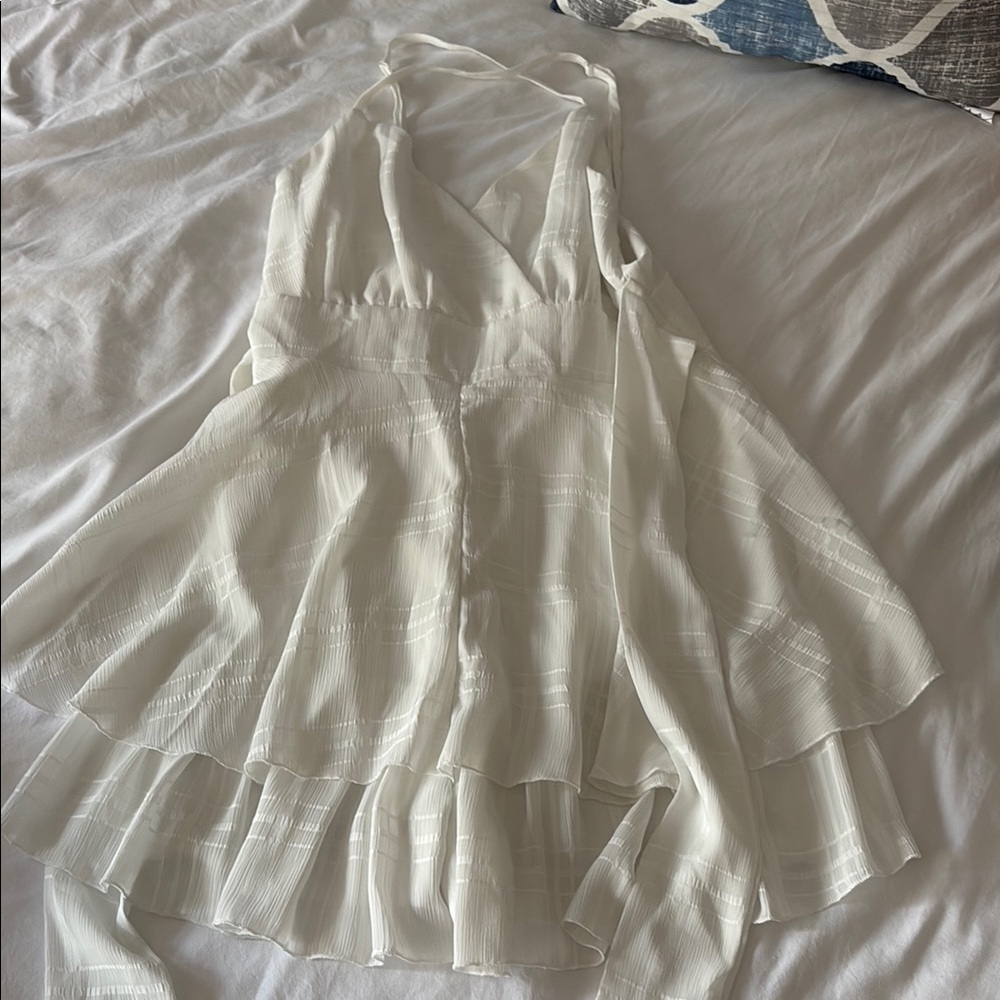 Elegant White Sleeveless Romper